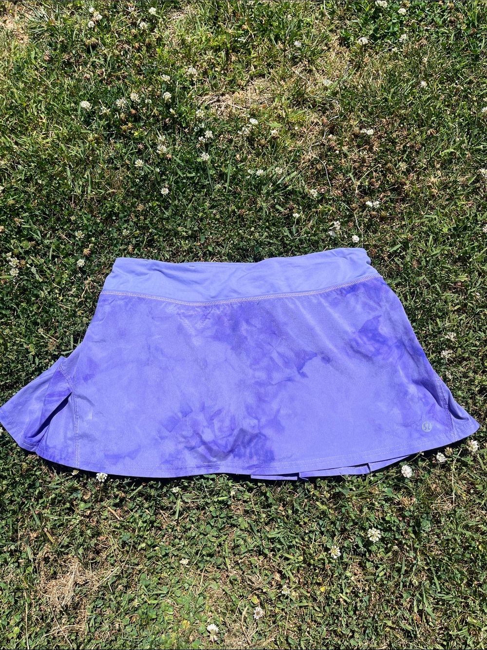 lululemon athletica Lavender Tie-Dye Pleated Tennis Skirt